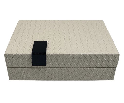 Caixa Decorativa Arion Marfim, grey | WestwingNow