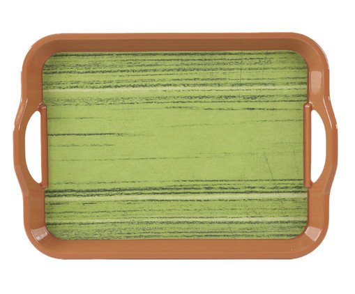 Bandeja de Melamina com Alça Hymer Verde, green | WestwingNow
