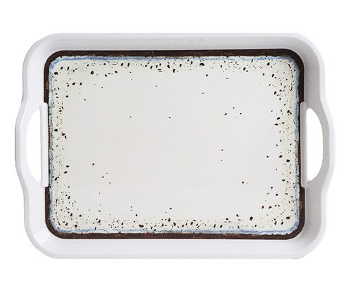 Bandeja de Melamina com Alça Copai Branco, white | WestwingNow