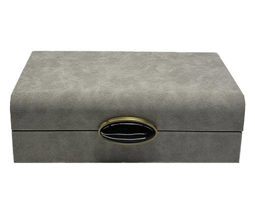 Caixa Decorativa Joyful Cinza, grey | WestwingNow