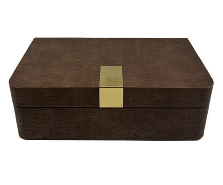 Caixa Decorativa Aratinga Conhaque | Westwing