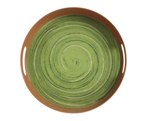 Bandeja de Melamina com Alça Geticus Verde, green | WestwingNow