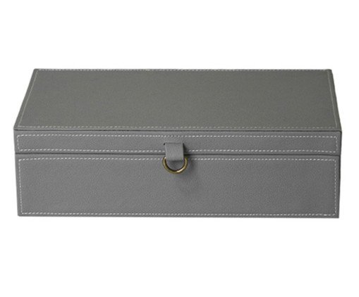 Caixa Decorativa Deroceras Cinza, grey | WestwingNow