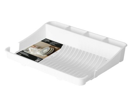 Escorredor de Pratos com Extensor Fly Branco | Westwing