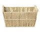 Cesto de Fibra Natural com Alça de Bambu Corry Bege, beige | WestwingNow