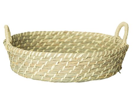 Cesto de Fibra Natural Seagrass Ummer Bege Bege | Westwing