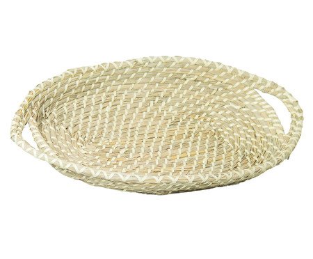 Cesto de Fibra Natural Seagrass cord Bege | Westwing