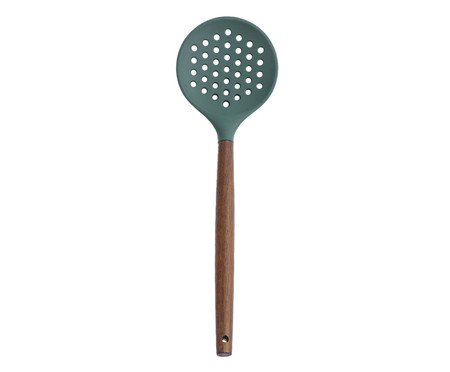 Escumadeira de Silicone Cerat Verde Esmeralda | Westwing