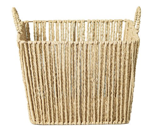 Cesto de Fibra Natural com Alça Giulietta Bege, beige | WestwingNow