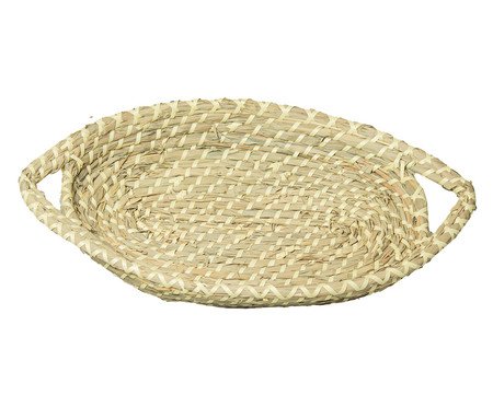 Cesto de Fibra Natural Seagrass Yukon Bege | Westwing