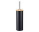 Escova Sanitária com Tampa de Bambu e Suporte Soft Preto, black | WestwingNow