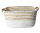 Cesto de Fibra Natural com Algodão Maver Bege, beige | WestwingNow