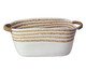 Cesto de Fibra Natural com Algodão Ecoy Bege, beige | WestwingNow