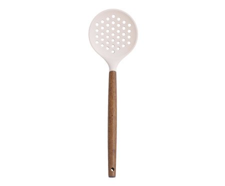 Escumadeira de Silicone Cerat Creme | Westwing
