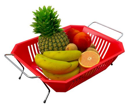 Fruteira Vivini Vermelha I