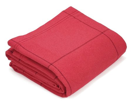 Cobertor Ventura Pespontado Vermelho Aurora - Casal | Westwing