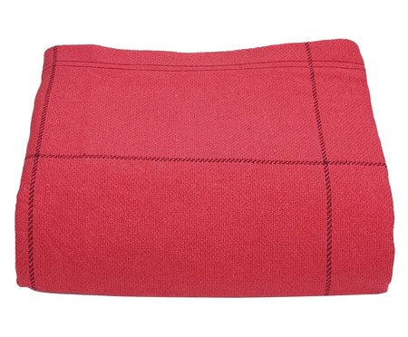 Cobertor Ventura Pespontado Vermelho Aurora - Casal | Westwing