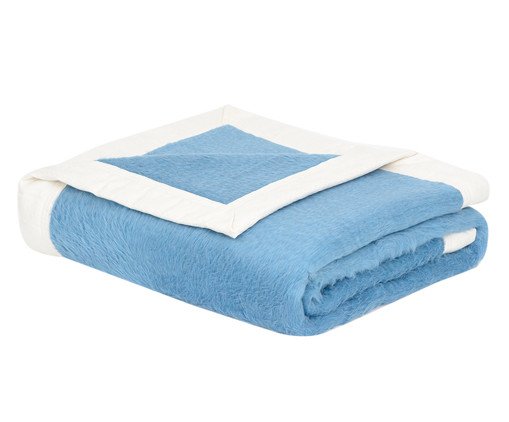 Cobertor Acalanto Liso Azul Alegria, multicolor | WestwingNow