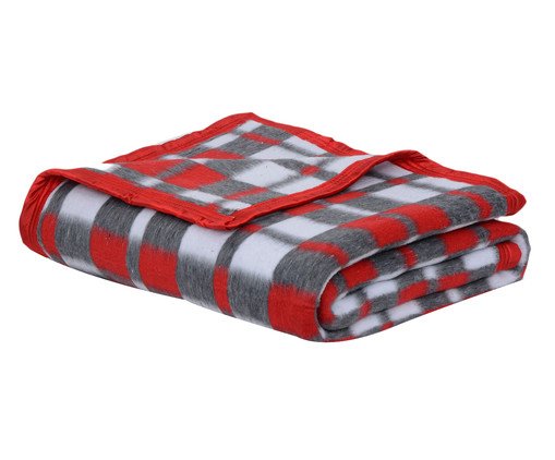 Cobertor Boa Noite Vermelho, multicolor | WestwingNow