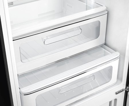 Refrigerador 2 Portas Preto Anni 50 | Westwing