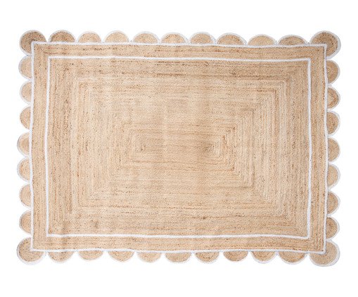 Tapete Tasdelen Natural e Branco, Natural | WestwingNow