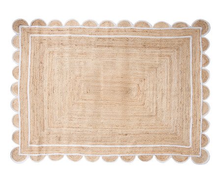 Tapete Tasdelen Natural e Branco | Westwing