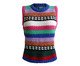 Colete Tricot Oversized Garish - G, Colorido | WestwingNow