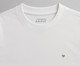 Camiseta Cotton Branco Coração Micro Cinza, white | WestwingNow