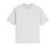 Camiseta Cotton Branco Coração Micro Cinza, white | WestwingNow