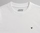 Camiseta Cotton Branco Coração Micro Preto, white | WestwingNow