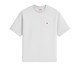 Camiseta Cotton Branco Coração Micro Vermelho, white | WestwingNow