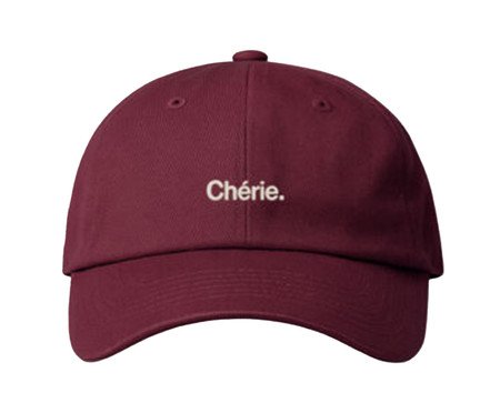 Bone? Dad Hat Chérie Branco e Bordô | Westwing