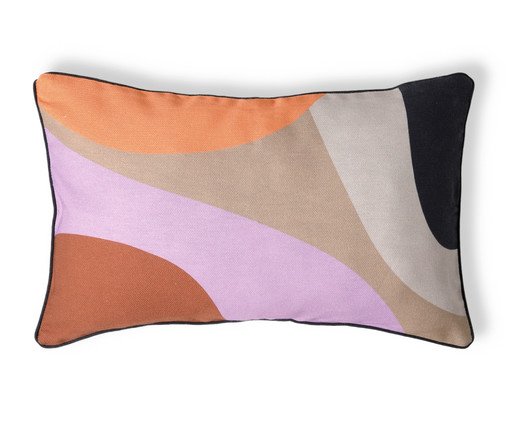 Capa de Almofada Retangular Estampada com Cordonê Harmony Colorida, multicolor | WestwingNow