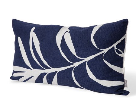 Capa de Almofada Retangular Estampada Jane Azul Marinho | Westwing
