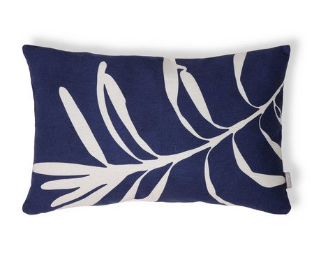 Capa de Almofada Retangular Estampada Jane Azul Marinho | Westwing