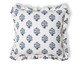 Capa de Almofada Estampada com Babados Floral Poppy Off-White, Off White | WestwingNow