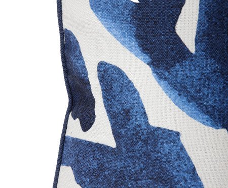 Capa de Almofada Estampada com com Cordonê Dubai Azul Marinho | Westwing