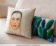 Capa de Almofada Estampada Autoretrato de Tarsila do Amaral, beige | WestwingNow