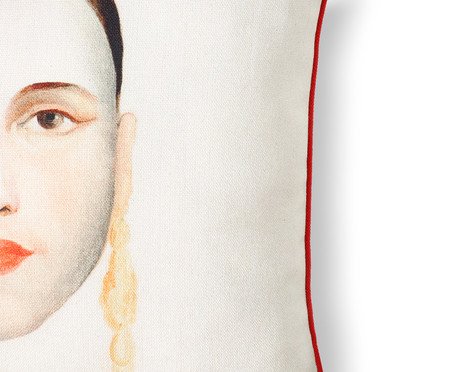 Capa de Almofada Estampada Autoretrato de Tarsila do Amaral | Westwing