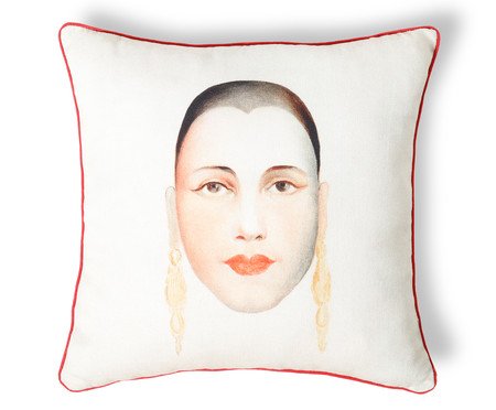 Capa de Almofada Estampada Autoretrato de Tarsila do Amaral | Westwing