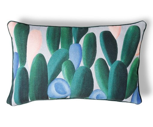 Capa de Almofada Estampada Manacá de Tarsila do Amaral, green | WestwingNow