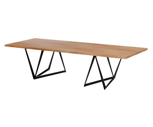 Mesa de Jantar Retangular Las Pozas, wood pattern | WestwingNow