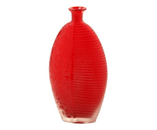 Vaso Veroia - 24 cm, Vermelho | WestwingNow