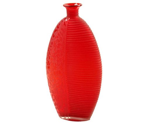 Vaso Veroia - 34 cm, Vermelho | WestwingNow