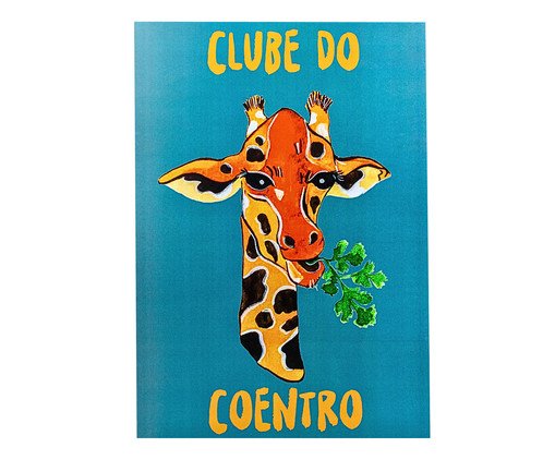 Pôster Girafa Coentruda, Colorido | WestwingNow