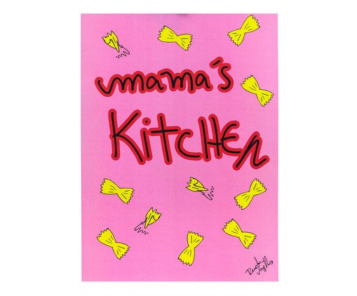 Pôster Mamas Kitchen Rosa, Colorido | WestwingNow