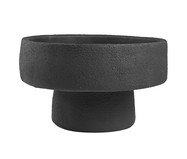 Vaso em Cimento Elida lll - Preto | WestwingNow