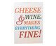 Pôster Cheese & Wine, Colorido | WestwingNow