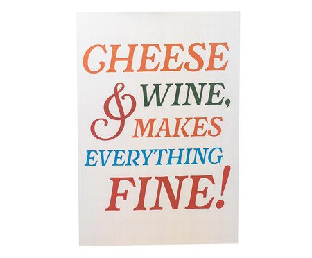 Pôster Cheese & Wine | Westwing
