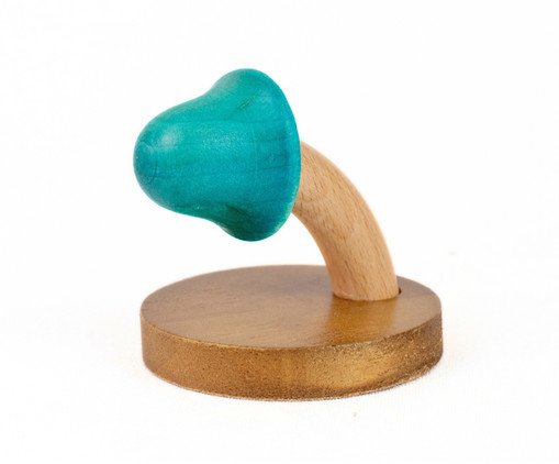 Gancho de madeira Cogumelo Verde, Verde | WestwingNow